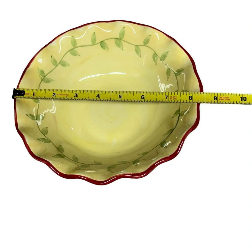 Pfaltzgraff NAPOLI Hand Painted Stoneware 1-8.5” Salad Pasta Serving Bowl Round